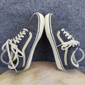 VANS Old Skool Sherpa Womens Size 9 Gray Low Top Sneakers Shoes 721454